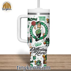 Boston Celtics 2024 Eastern Conference Champions 40oz Tumbler with Handle 5 hu9XG