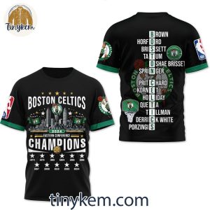 Boston Celtics 2024 Eastern Conference Champions Tshirt 2 LCmrg