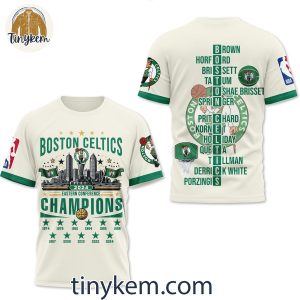 Boston Celtics 2024 Eastern Conference Champions Tshirt 3 PF8vd