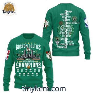 Boston Celtics 2024 Eastern Conference Champions Tshirt 4 CkdEF