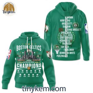 Boston Celtics 2024 Eastern Conference Champions Tshirt 7 F5r90