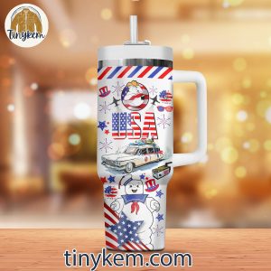 Ghostbusters 4th July 40oz Tumbler with Handle 3 3ayvH