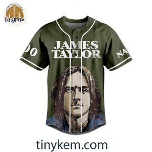 James Taylor Customized Baseball Jersey Summer 2024 Tour 2 YNgHf