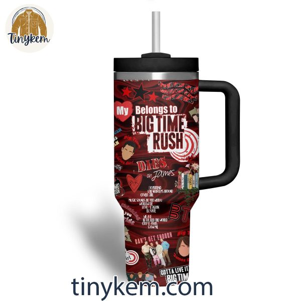 Once A Rusher Alway A Rusher 40oz Tumbler – Gift for Big Time Rush fans