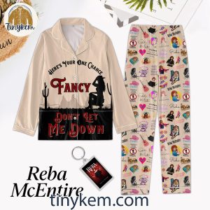Reba McEntire Button Down Pajamas: Fancy Don’t Let Me Down