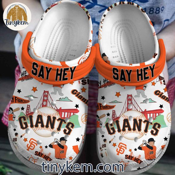 San Francisco Giants Say Hey Crocs Clogs