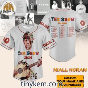 Niall Horan Customized Baseball Jersey