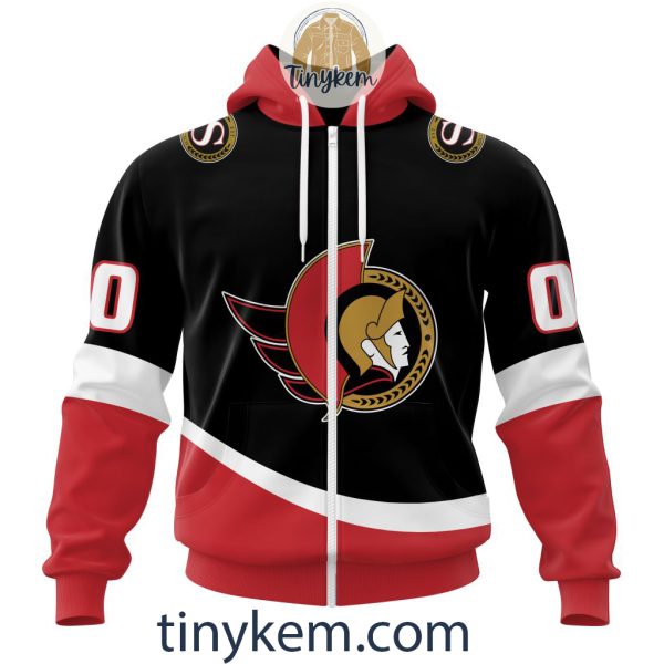 Ottawa Senators Personalized Alternate Concepts Design Hoodie, Tshirt, Sweatshirt