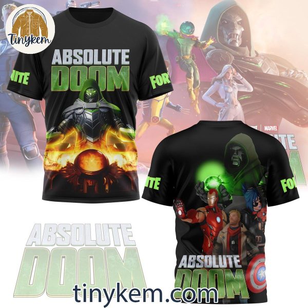 Absolute Doom Fortnite Black And Green Unisex T-Shirt Hoodie Sweatshirt