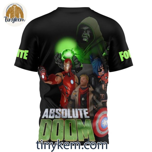 Absolute Doom Fortnite Black And Green Unisex T-Shirt Hoodie Sweatshirt