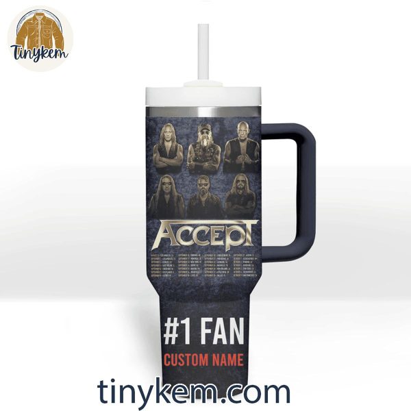 Accept Humanoid Tour 2024 #1 Fan Customized 40 Oz Tumbler