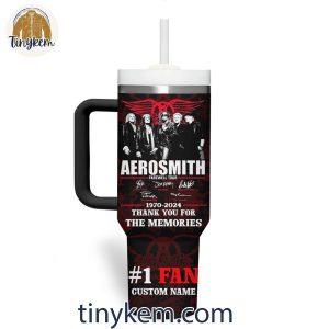 Aerosmith 231 Fan Thank You For The Memories 1970 2024 Customized 40 Oz Tumbler 3 Iibko