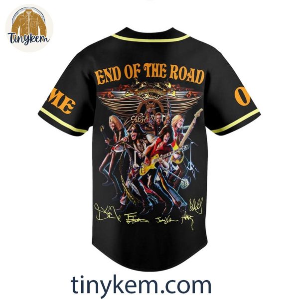 Aerosmith End Of The Road Customized Baseball Jersey