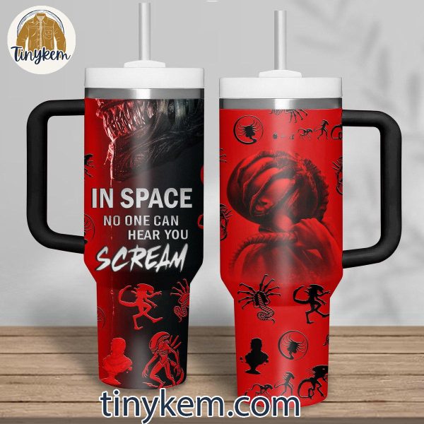 Alien Romulus No One Can Hear Your Scream In Space 40 Oz Tumbler