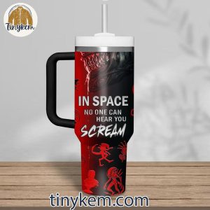 Alien Romulus No One Can Hear Your Scream In Space 40 Oz Tumbler 2 KiwAO