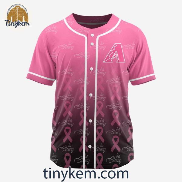 Arizona Diamondbacks Fight Breast Cancer Customized Baseball Jersey