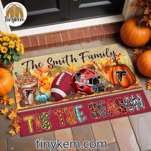 Atlanta Falcons Fall Tis’ The Season Customized Doormat