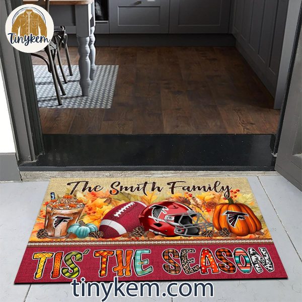 Atlanta Falcons Fall Tis’ The Season Customized Doormat