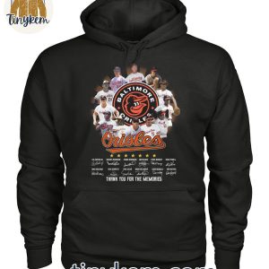 Baltimore Orioles Baseball Legends Squad Thank You Shirt 2 Wu03P