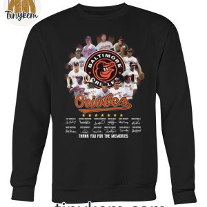 Baltimore Orioles Baseball Legends Squad Thank You Shirt 3 fRLkC