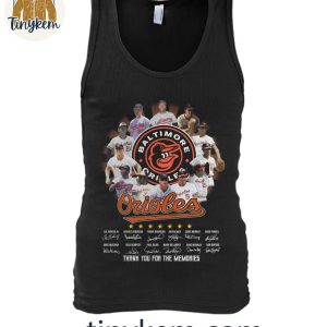 Baltimore Orioles Baseball Legends Squad Thank You Shirt 5 fs0Wc