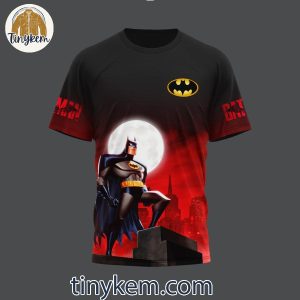 Batman Gotham Hero Caped Crusader Hoodie T Shirt 2 LicVr