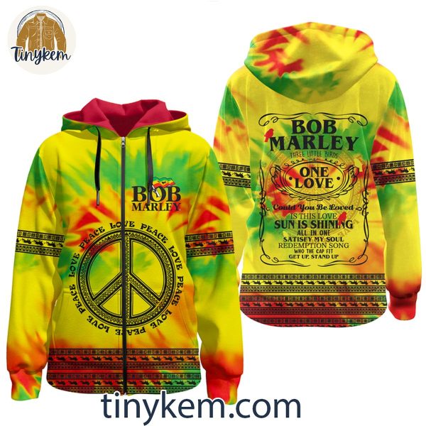 Bob Marley One Love Peace Sun Is Shining T-Shirt Hoodie Sweatshirt