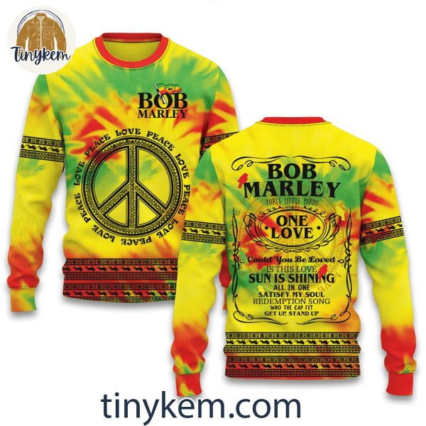 Bob Marley One Love Peace Sun Is Shining T-Shirt Hoodie Sweatshirt