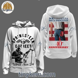 Bruce Springsteen E Street Band World Tour 2024 Born In USA T Shirt Hoodie Sweatshirt 2 s8gcF