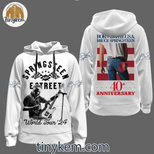 Bruce Springsteen E Street Band World Tour 2024 Born In USA T Shirt Hoodie Sweatshirt 3 R94hK