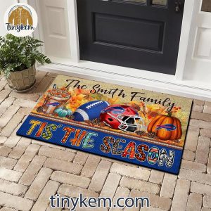 Buffalo Bills Fall Tis The Season Customized Doormat 2 ztQsL