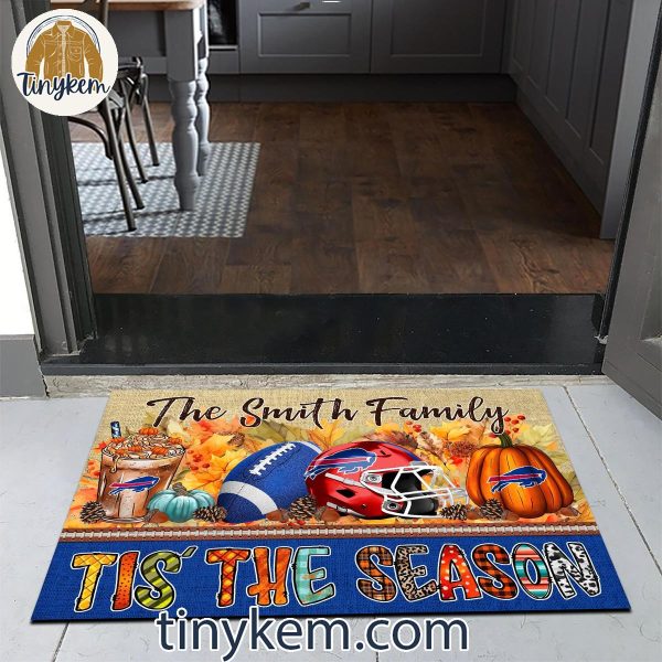 Buffalo Bills Fall Tis’ The Season Customized Doormat