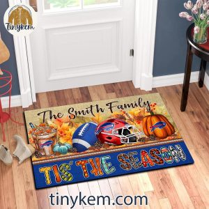 Buffalo Bills Fall Tis The Season Customized Doormat 5 ZISOI