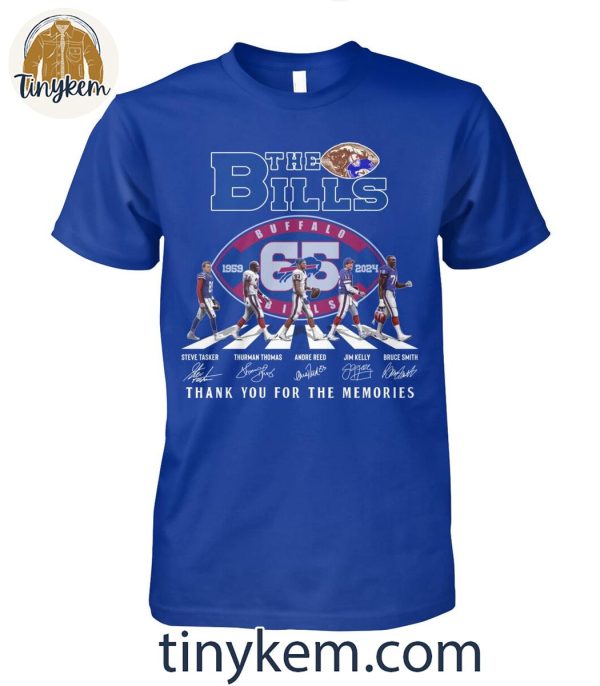 Buffalo Bills Thank You For The Memories The Legends In 65 Years Shirt