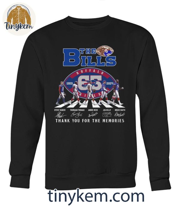 Buffalo Bills Thank You For The Memories The Legends In 65 Years Shirt