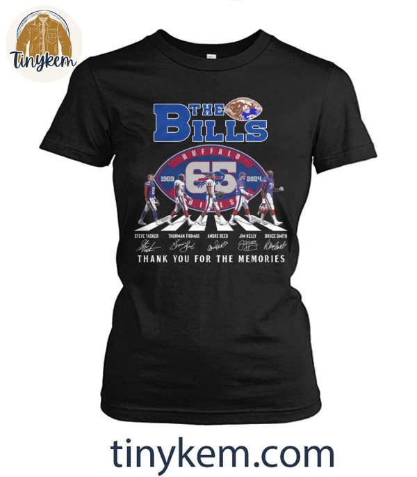 Buffalo Bills Thank You For The Memories The Legends In 65 Years Shirt