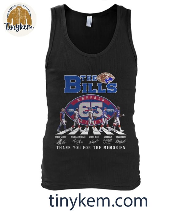 Buffalo Bills Thank You For The Memories The Legends In 65 Years Shirt