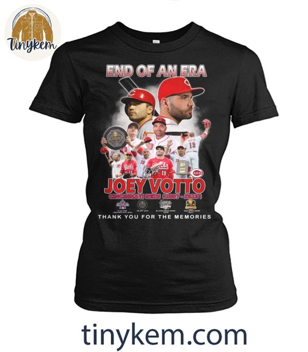 Cincinnati Reds Joey Votto Thank You For The Memories T-Shirt