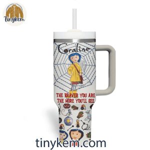 Coraline 15th Anniversary Its Time To Go Back To Halloween 40 Oz Tumbler 2 iE9OJ