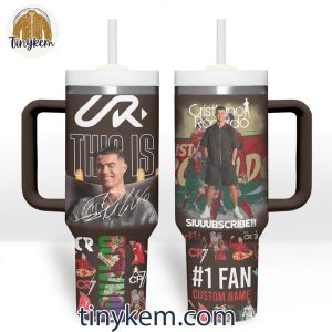 Cristiano Ronaldo This Is CR7 #1 Fan Customized 40 Oz Tumbler