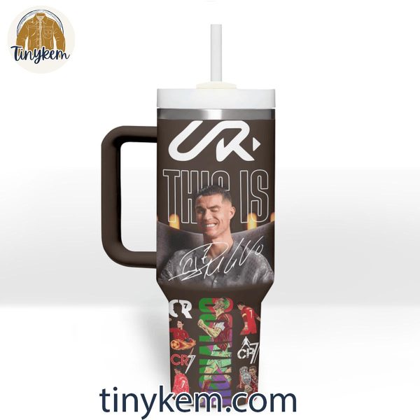 Cristiano Ronaldo This Is CR7 #1 Fan Customized 40 Oz Tumbler