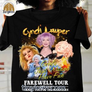 Cyndi Lauper I Will Be Waiting Time After Time T-Shirt Hoodie Sweatshirt