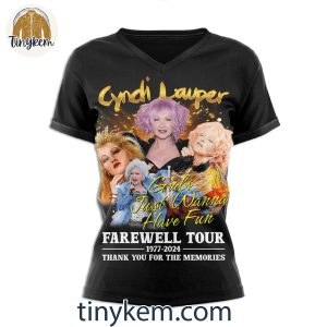 Cyndi Lauper Girls Just Wanna Have Fun Farewell 1977 2024 T Shirt Sweatshirt Hoodie 2 rbn2E