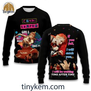 Cyndi Lauper I Will Be Waiting Time After Time T Shirt Hoodie Sweatshirt 5 z0fd6