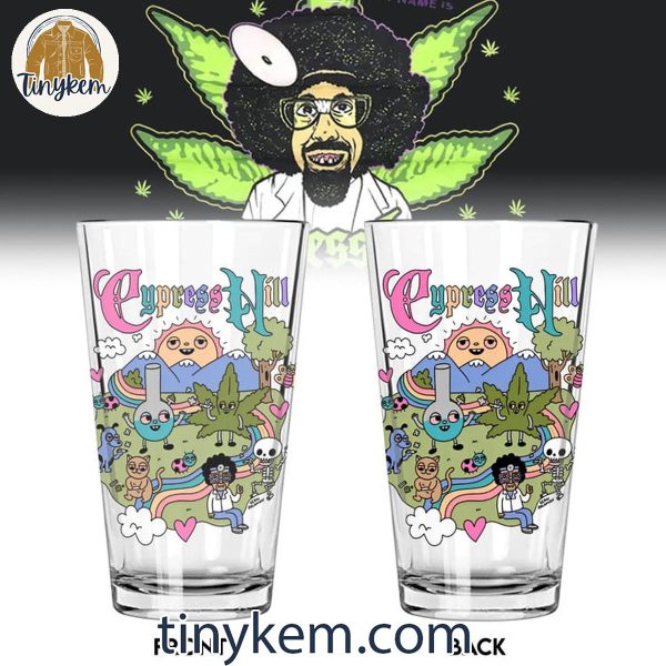 Cypress Hill Insane In The Brain Beer 16oz Glass Cups