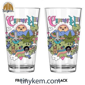 Cypress Hill Insane In The Brain Beer 16oz Glass Cups 2 4ODBC