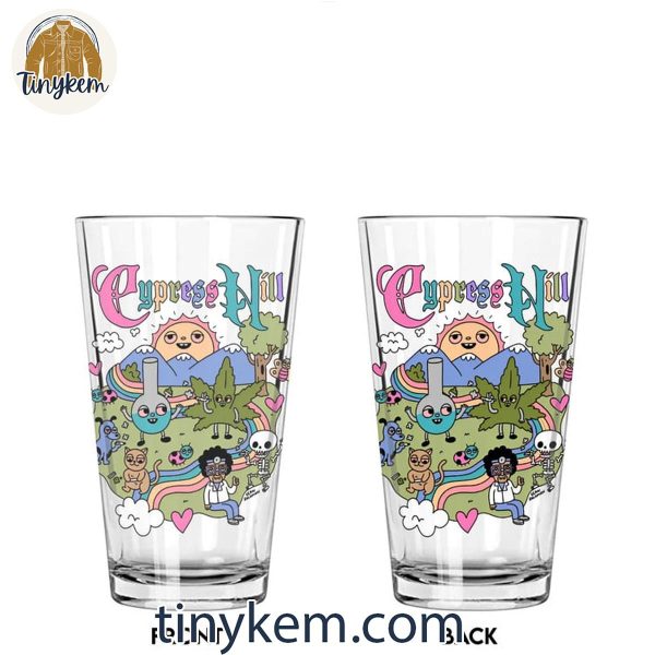 Cypress Hill Insane In The Brain Beer 16oz Glass Cups