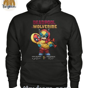 Deadpool And Wolverine Hug Jackman Ryan Reynold Princess Carrying T Shirt 3 qWqKI