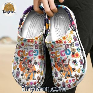 Disney Pixar Coco The Day Of The Dead 2024 Customized Clogs Crocs 3 5De2k