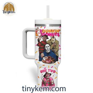 Dunkin Donuts One Two Freddy Is Coming For You Halloween 40 Oz Tumbler 3 7eiBG